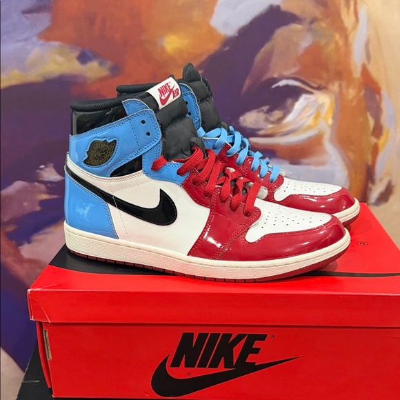 JORDAN 1 Retro High 'fearless' UNC/CHICAGO - SZ US MENS 11